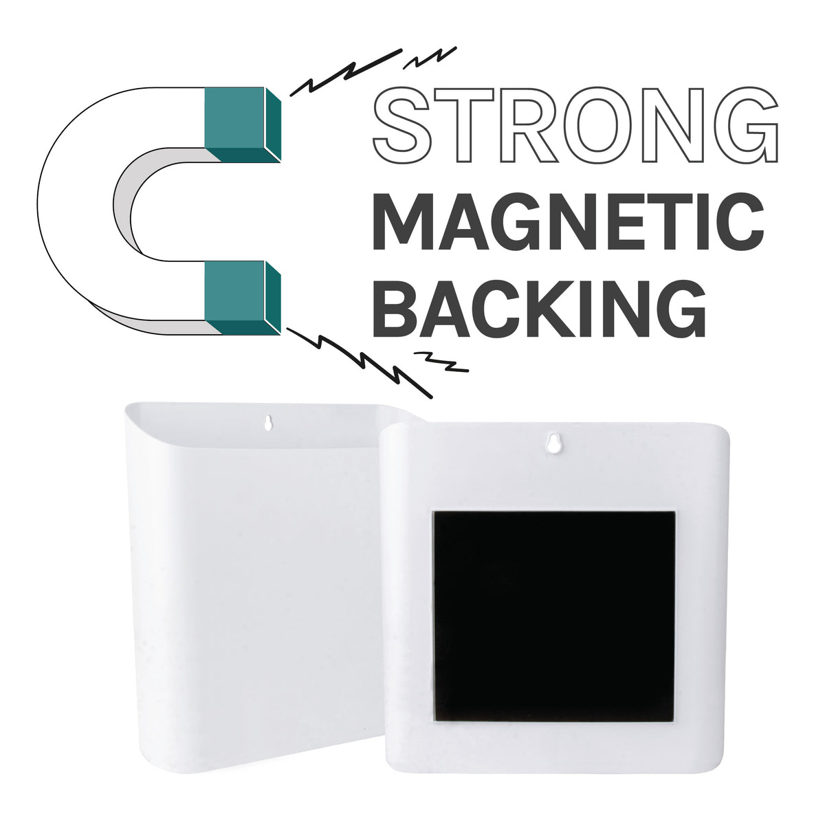 Large Magnetic Lint Bin (White) - Utility sinks vanites Tehila