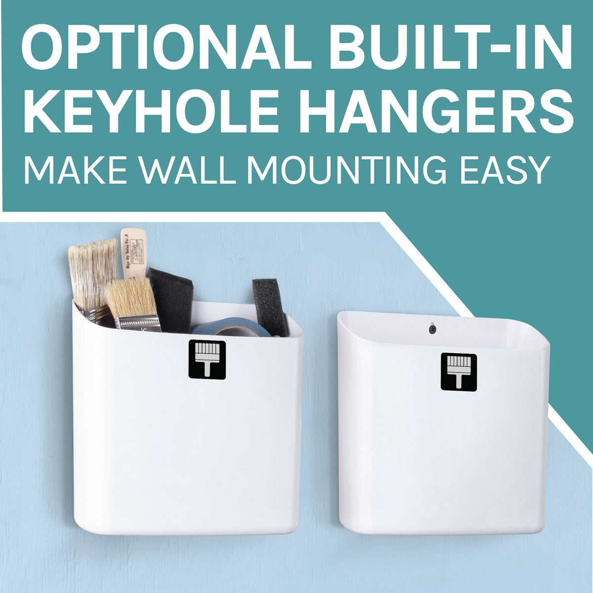 Large Magnetic Lint Bin (White) - Utility sinks vanites Tehila