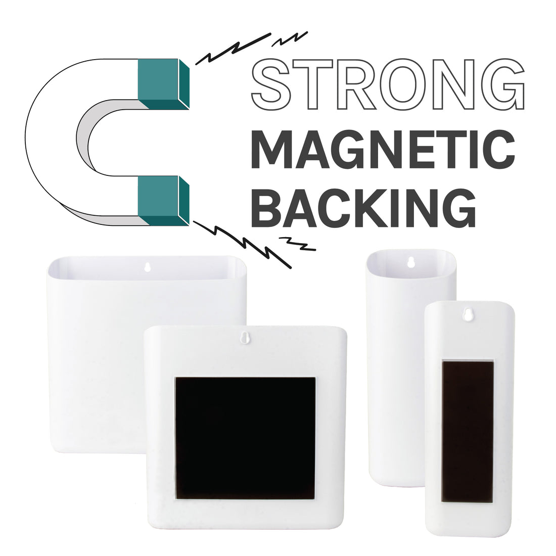 Magnetic Lint Bin Combo Pack (White) - Utility sinks vanites Tehila