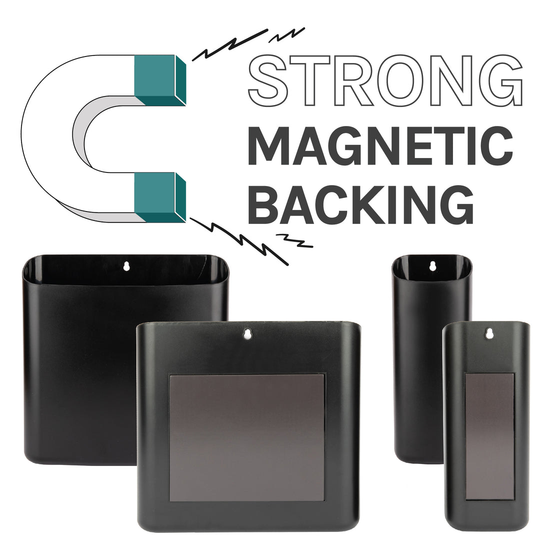 Magnetic Lint Bin Combo Pack (Black) - Utility sinks vanites Tehila