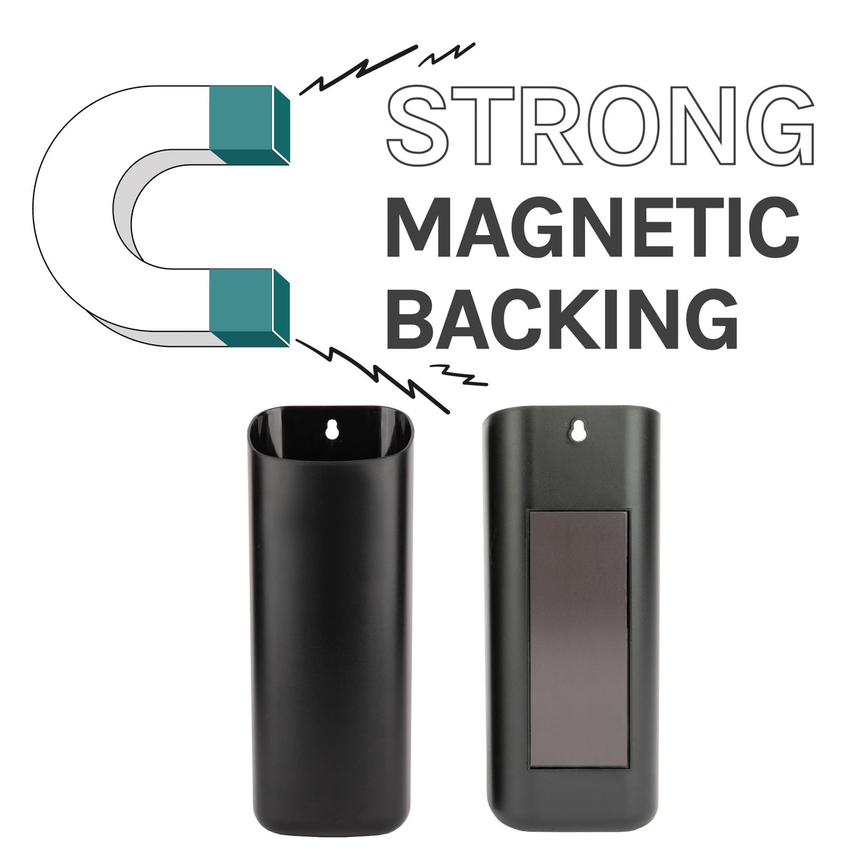 Small Magnetic Lint Bin (Black) - Utility sinks vanites Tehila