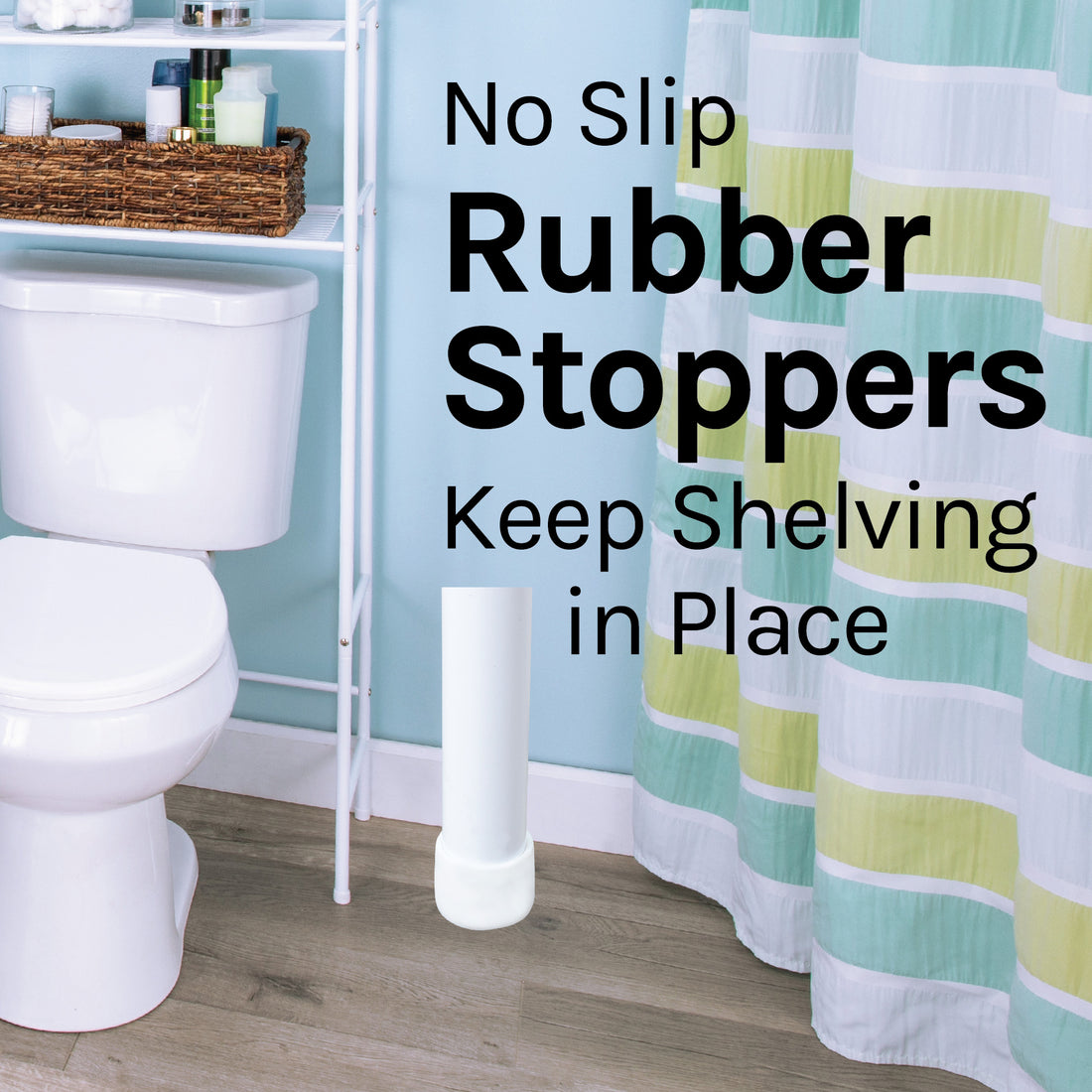 3-Piece Over-the-Toilet Bathroom Organizer Set (White Finish) - Utility sinks vanites Tehila