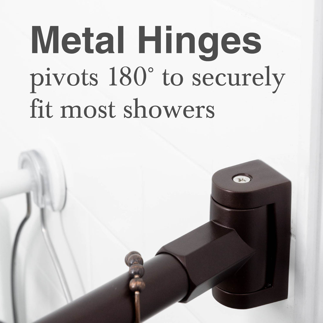 36 in. to 61 in. Curved Shower Rod (Oil-Rubbed Bronze Finish) - Utility sinks vanites Tehila
