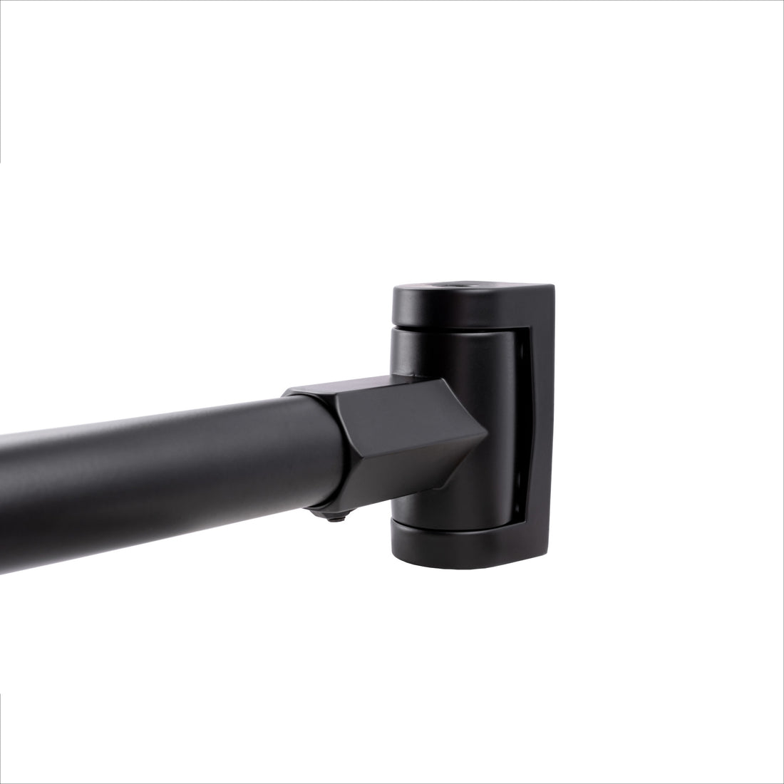 36 in. to 61 in. Curved Shower Rod (Black Finish) - Utility sinks vanites Tehila