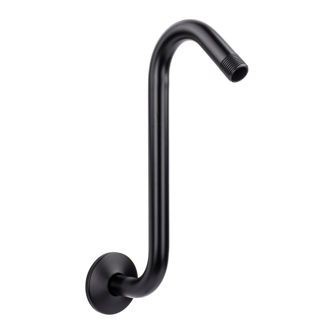 12 in. S-Shaped Stainless Steel Shower Head Extension Arm (Black Finish) - Utility sinks vanites Tehila