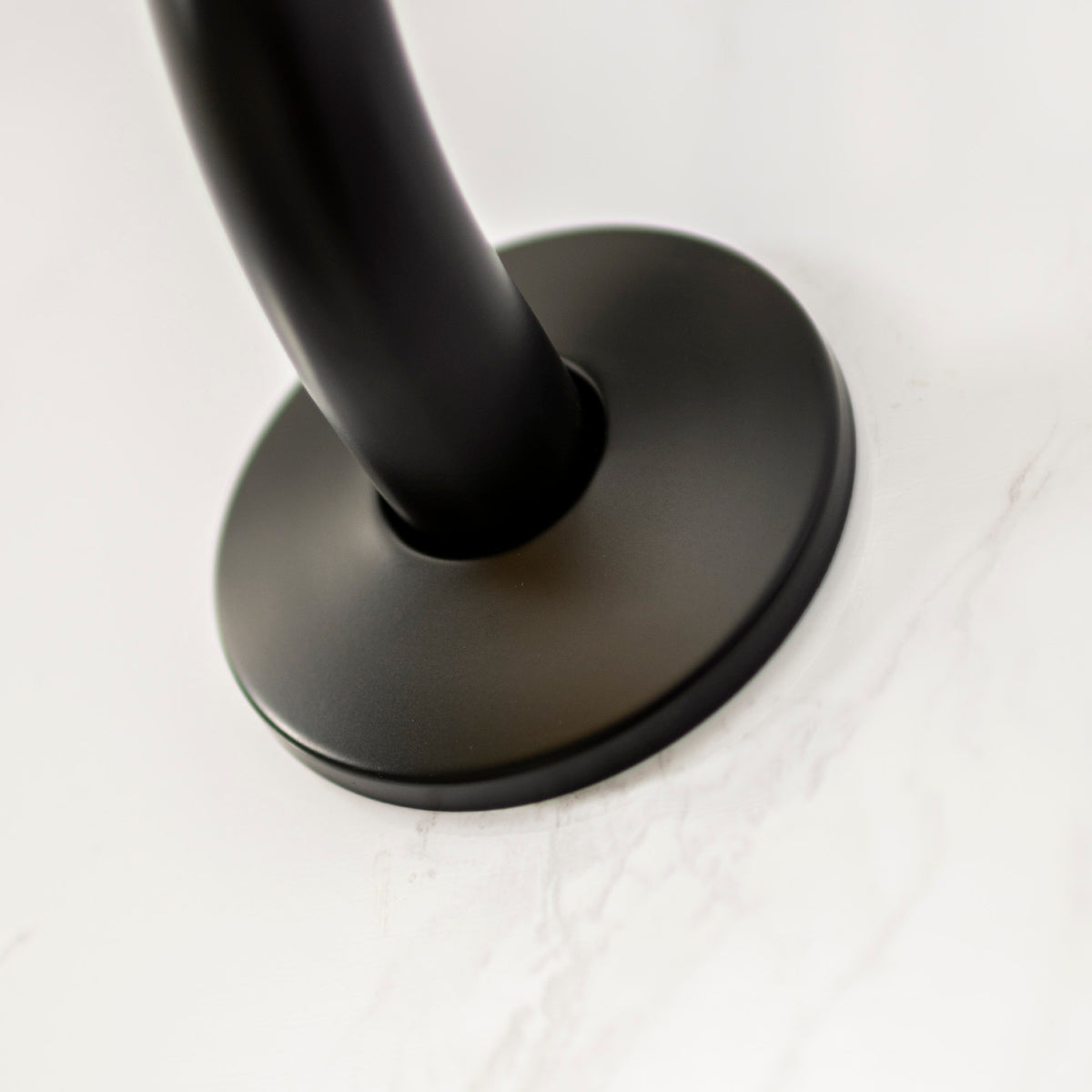 12 in. S-Shaped Stainless Steel Shower Head Extension Arm (Black Finish) - Utility sinks vanites Tehila