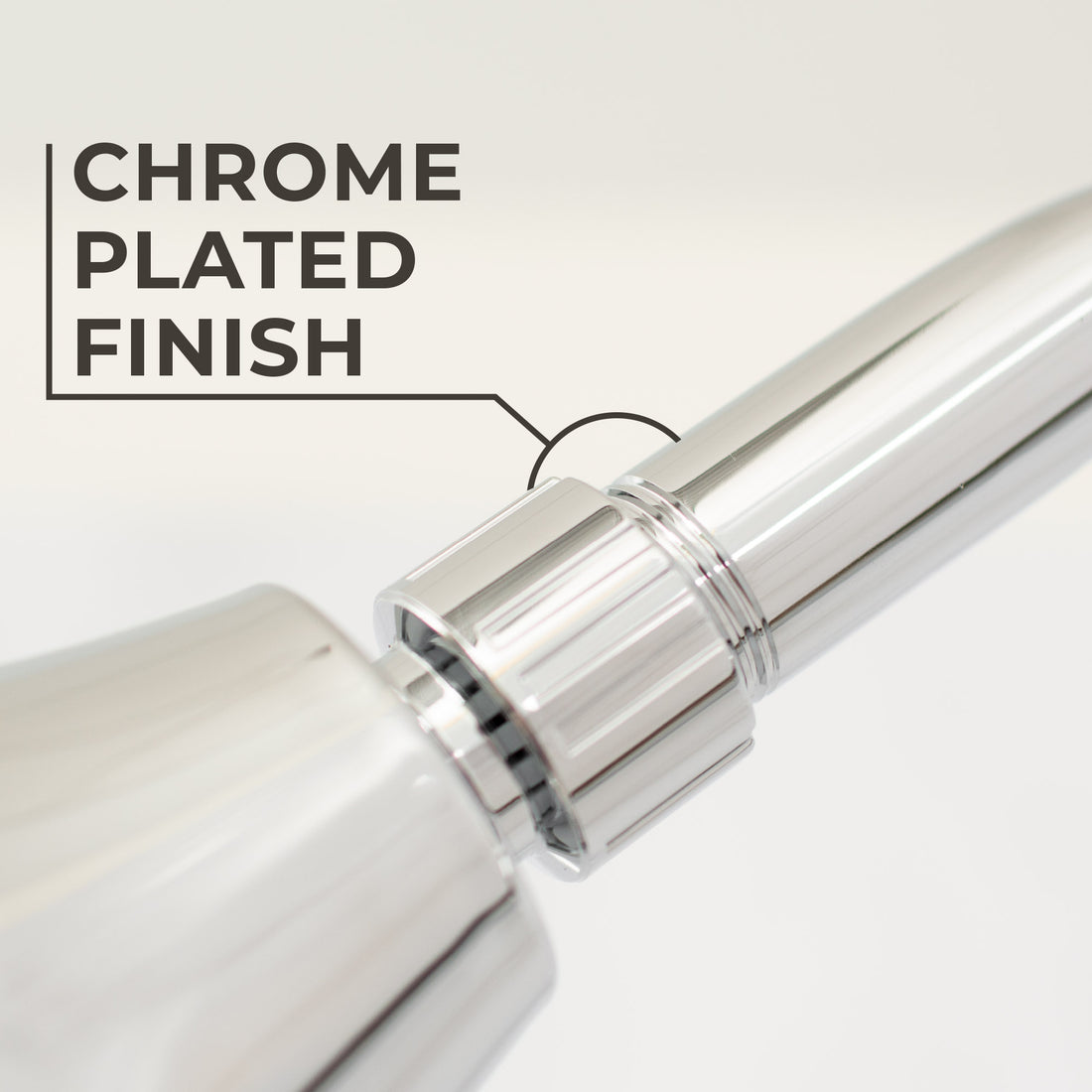12 in. S-Shaped Stainless Steel Shower Head Extension Arm (Chrome Finish) - Utility sinks vanites Tehila
