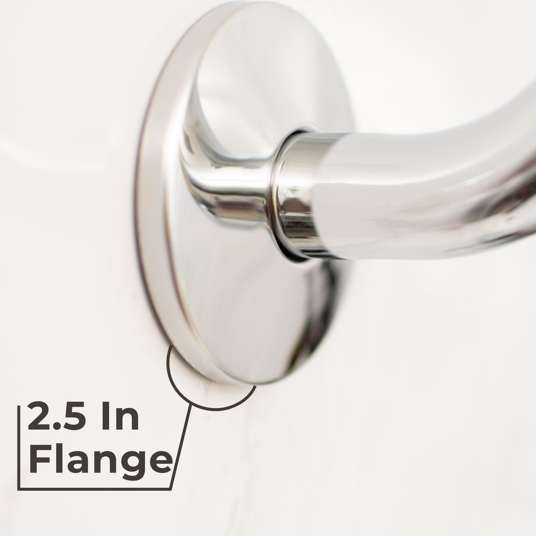 12 in. S-Shaped Stainless Steel Shower Head Extension Arm (Chrome Finish) - Utility sinks vanites Tehila