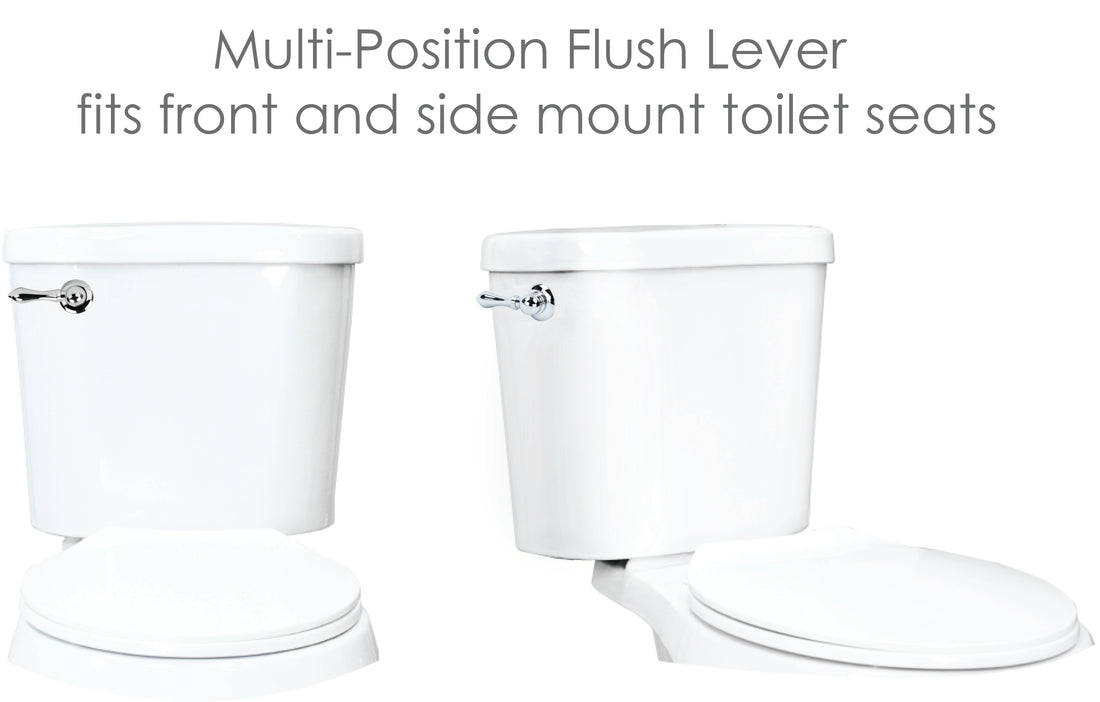 Universal Toilet Flush Replacement Handle (Chrome Finish) - Utility sinks vanites Tehila