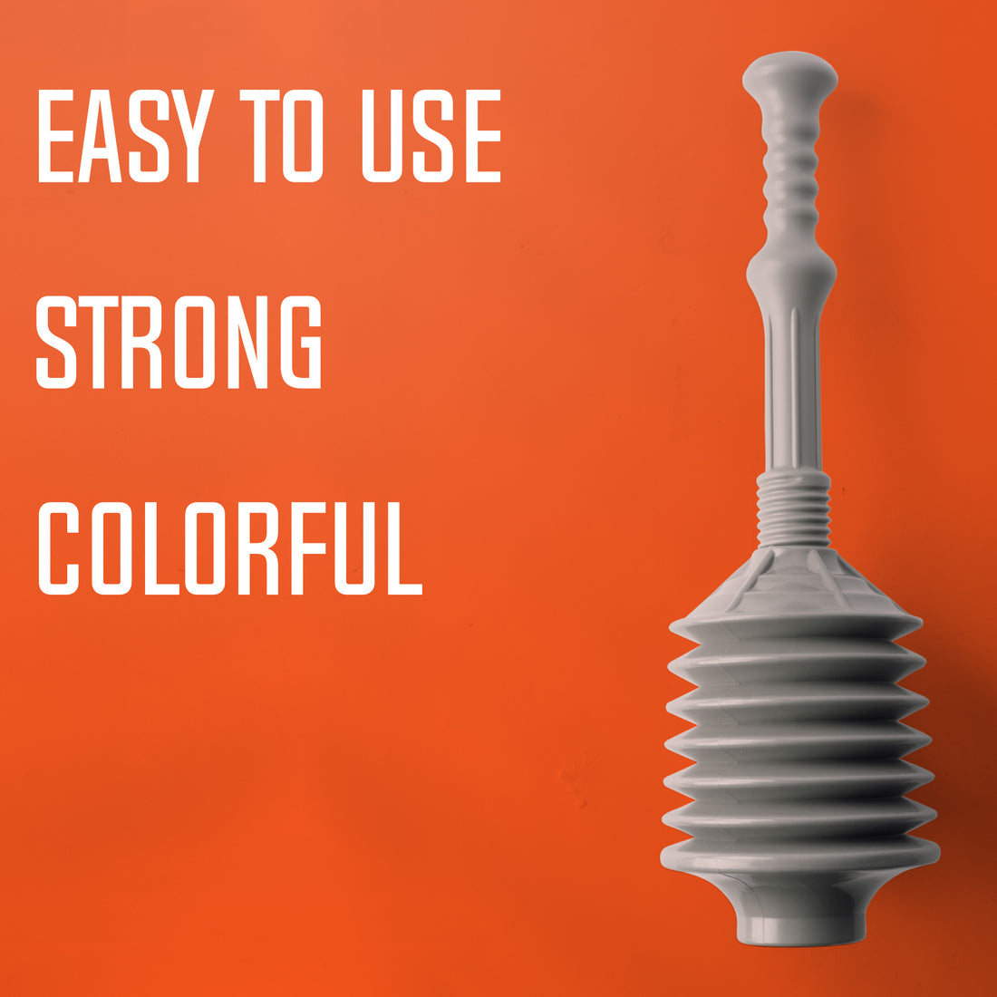 Bellows Accordion Toilet Plunger (Grey) - Utility sinks vanites Tehila