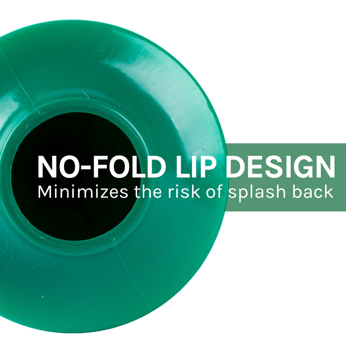 Antimicrobial Bellows Accordion Toilet Plunger with Black Storage Tray (Green) - Utility sinks vanites Tehila