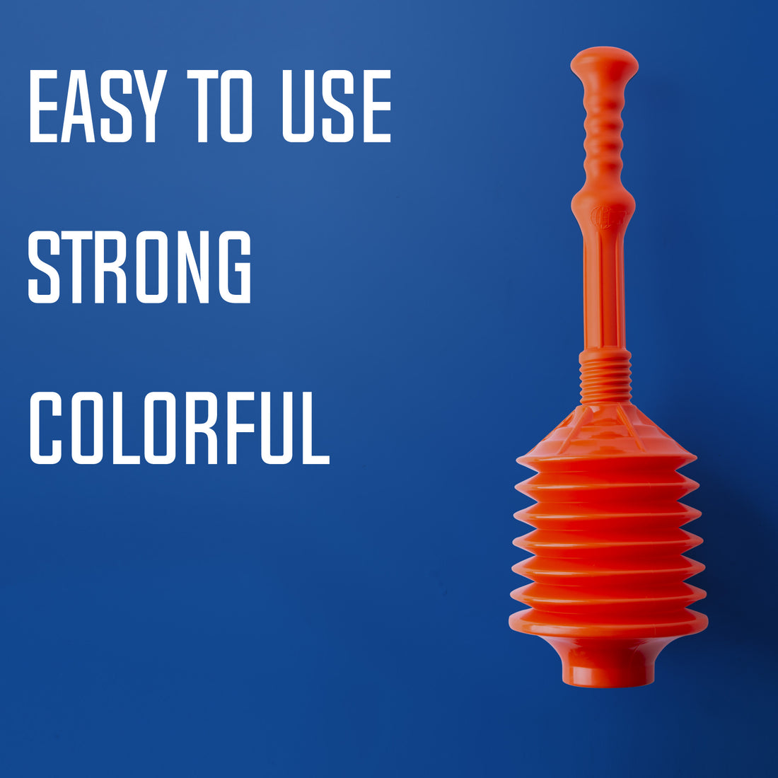 Bellows Accordion Toilet Plunger (Orange) - Utility sinks vanites Tehila