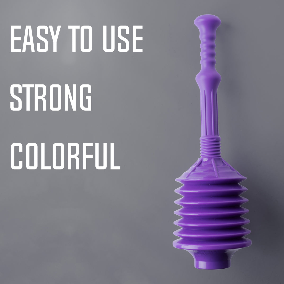 Bellows Accordion Toilet Plunger (Purple) - Utility sinks vanites Tehila