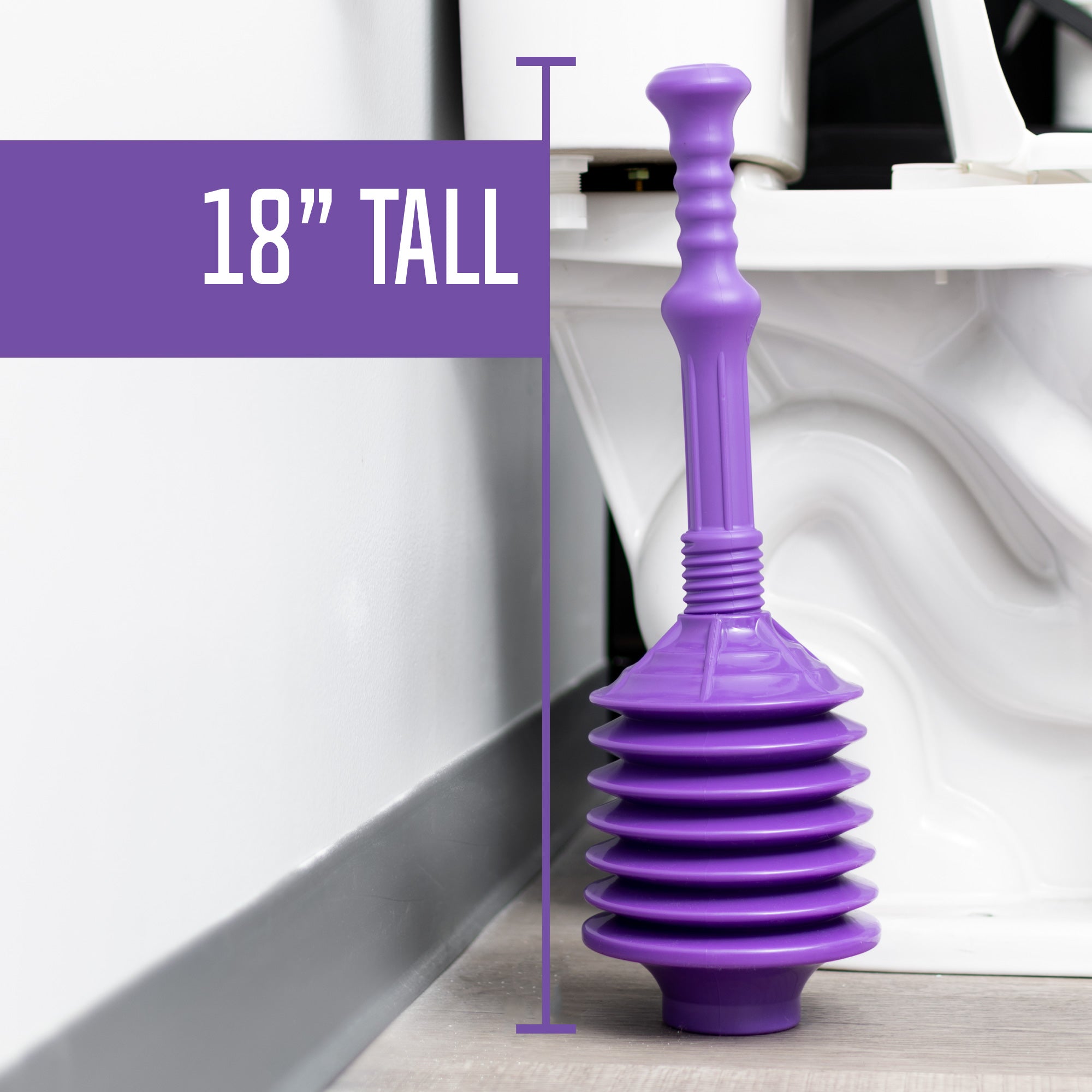 Purple Bellows Plunger | Utility Sink – Utility-Sink.com