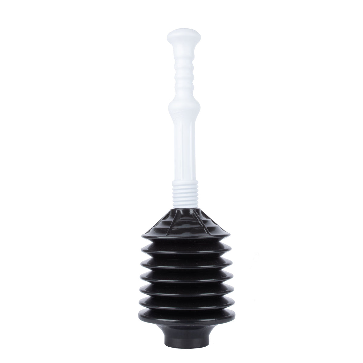 Bellows Accordion Toilet Plunger (Black and White) - Utility sinks vanites Tehila