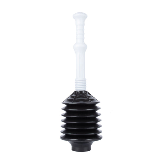 Bellows Accordion Toilet Plunger (Black and White) - Utility sinks vanites Tehila