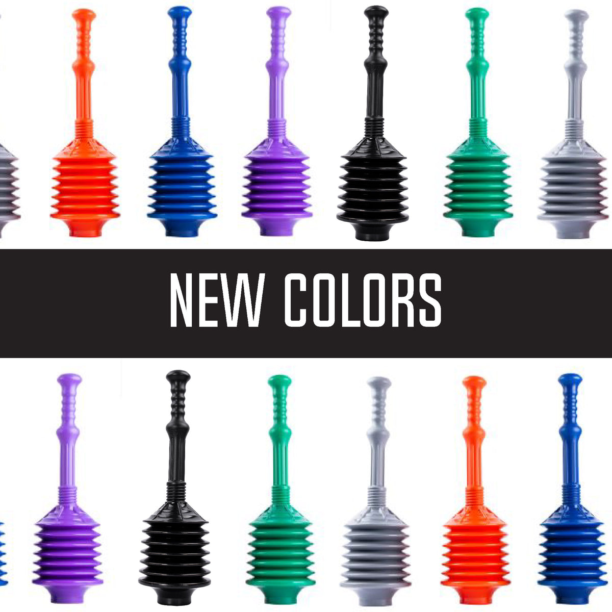 Bellows Accordion Toilet Plunger (Black) - Utility sinks vanites Tehila