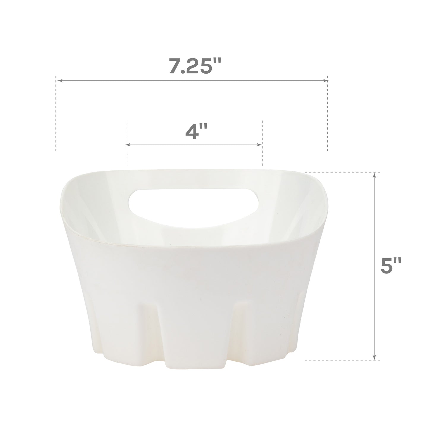 Antimicrobial Universal Drip Tray for Toilet Plunger (White) - Utility sinks vanites Tehila