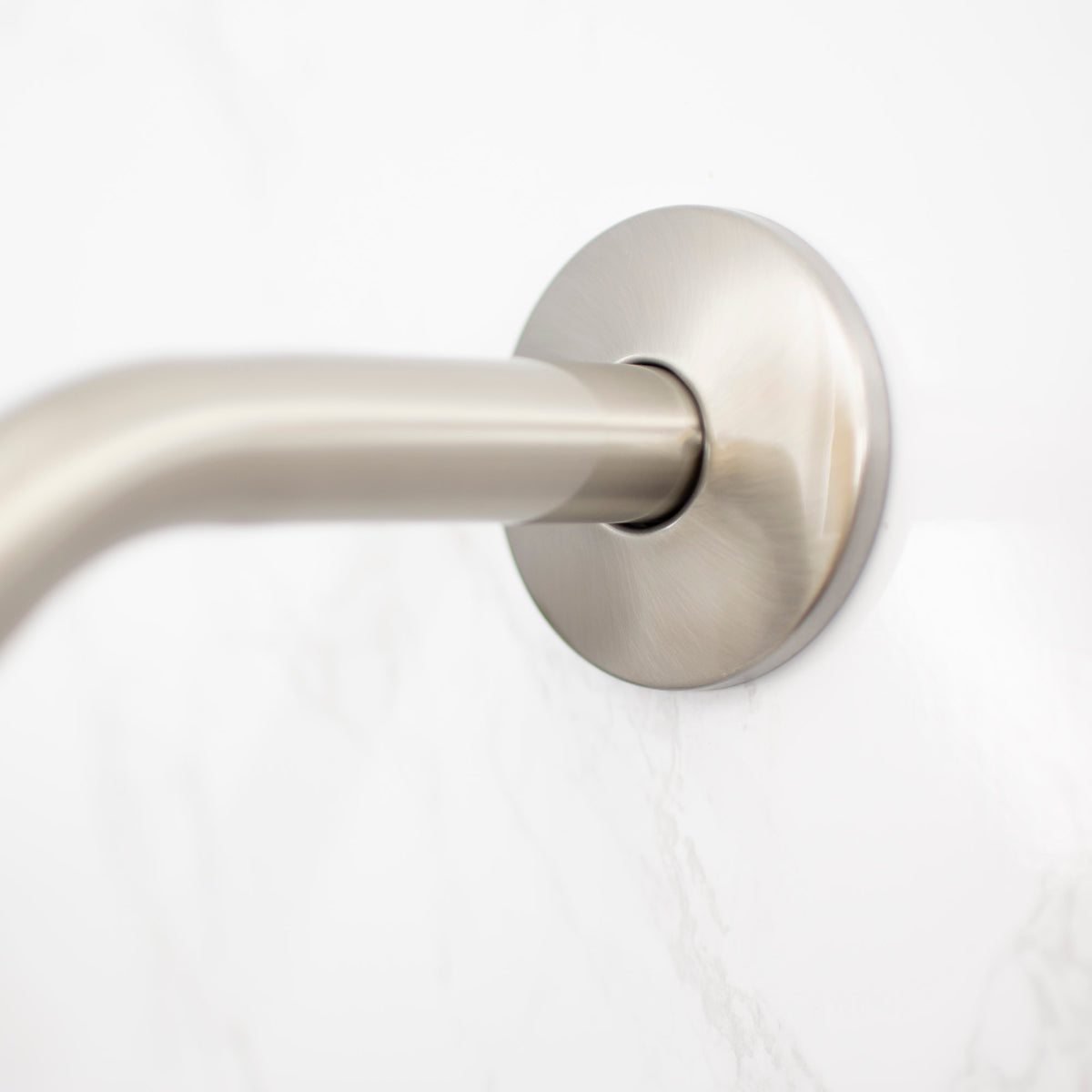8 in. Stainless Steel Shower Head Extension Arm with Flange (Brushed Nickel Finish) - Utility sinks vanites Tehila
