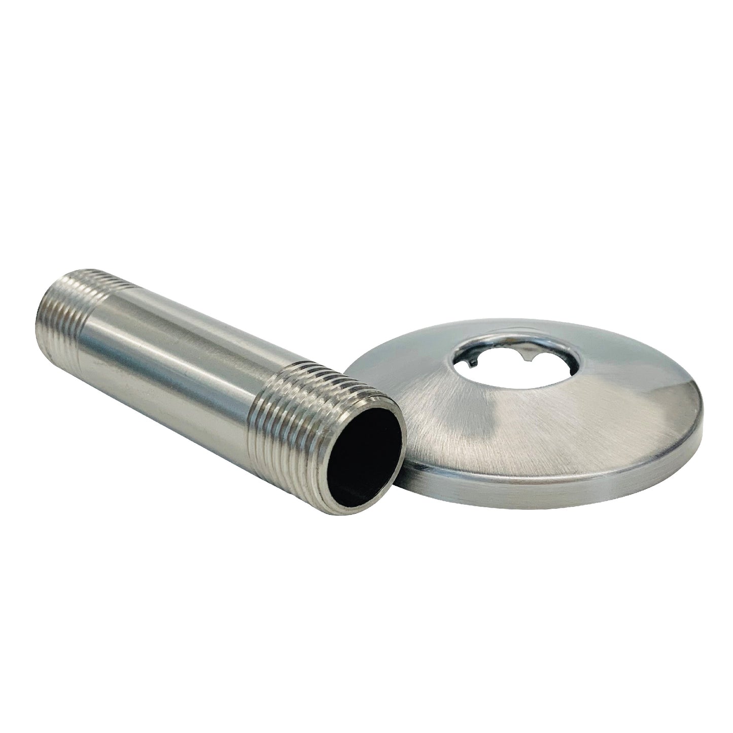 3 in. Shower Arm for Ceiling-Mounted Rainfall Showerhead (Brushed Nickel Finish) - Utility sinks vanites Tehila
