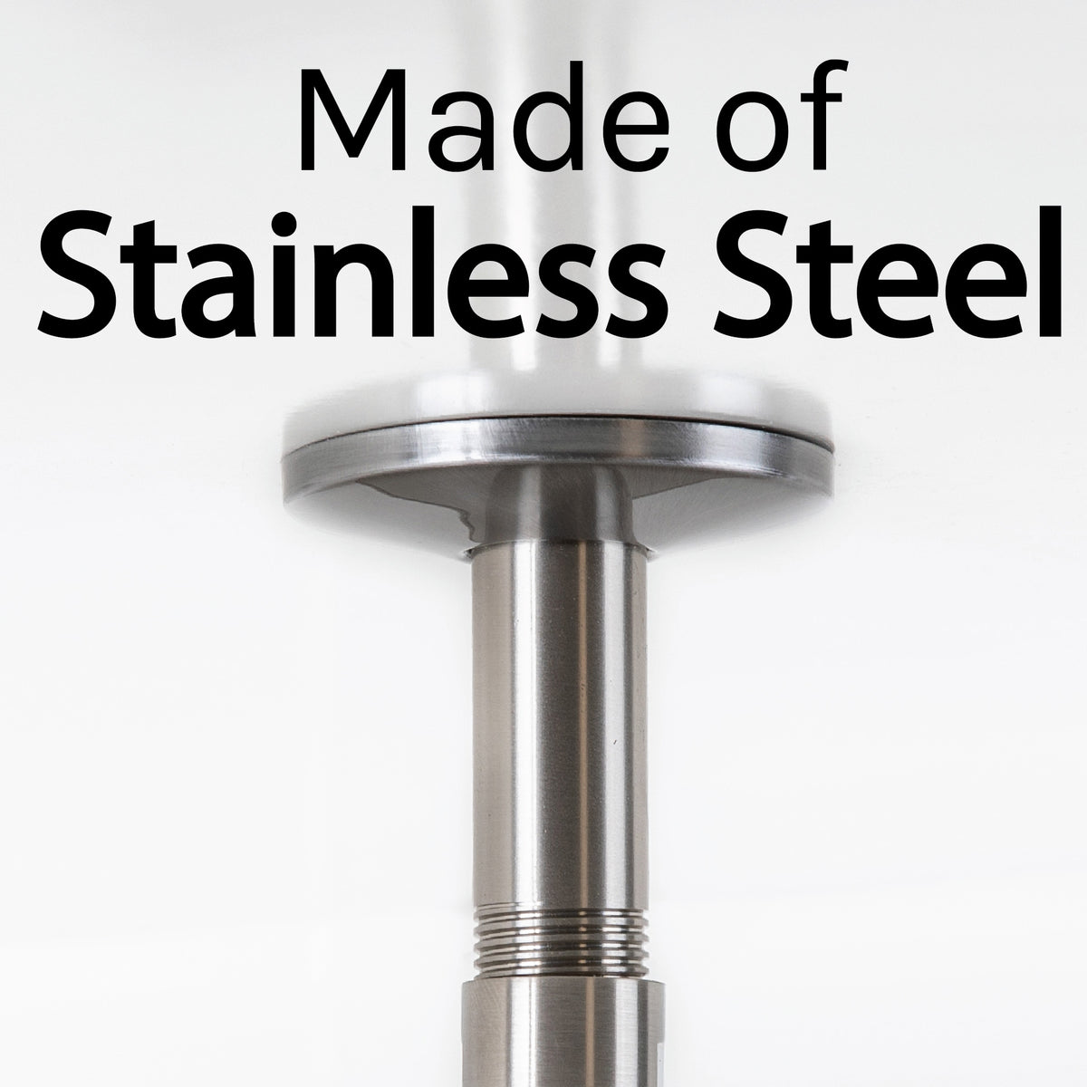 3 in. Shower Arm for Ceiling-Mounted Rainfall Showerhead (Brushed Nickel Finish) - Utility sinks vanites Tehila