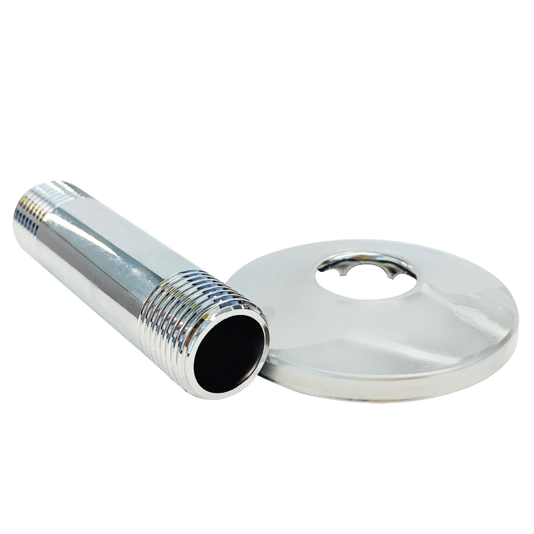 3 in. Shower Arm for Ceiling-Mounted Rainfall Showerhead (Chrome Finish) - Utility sinks vanites Tehila