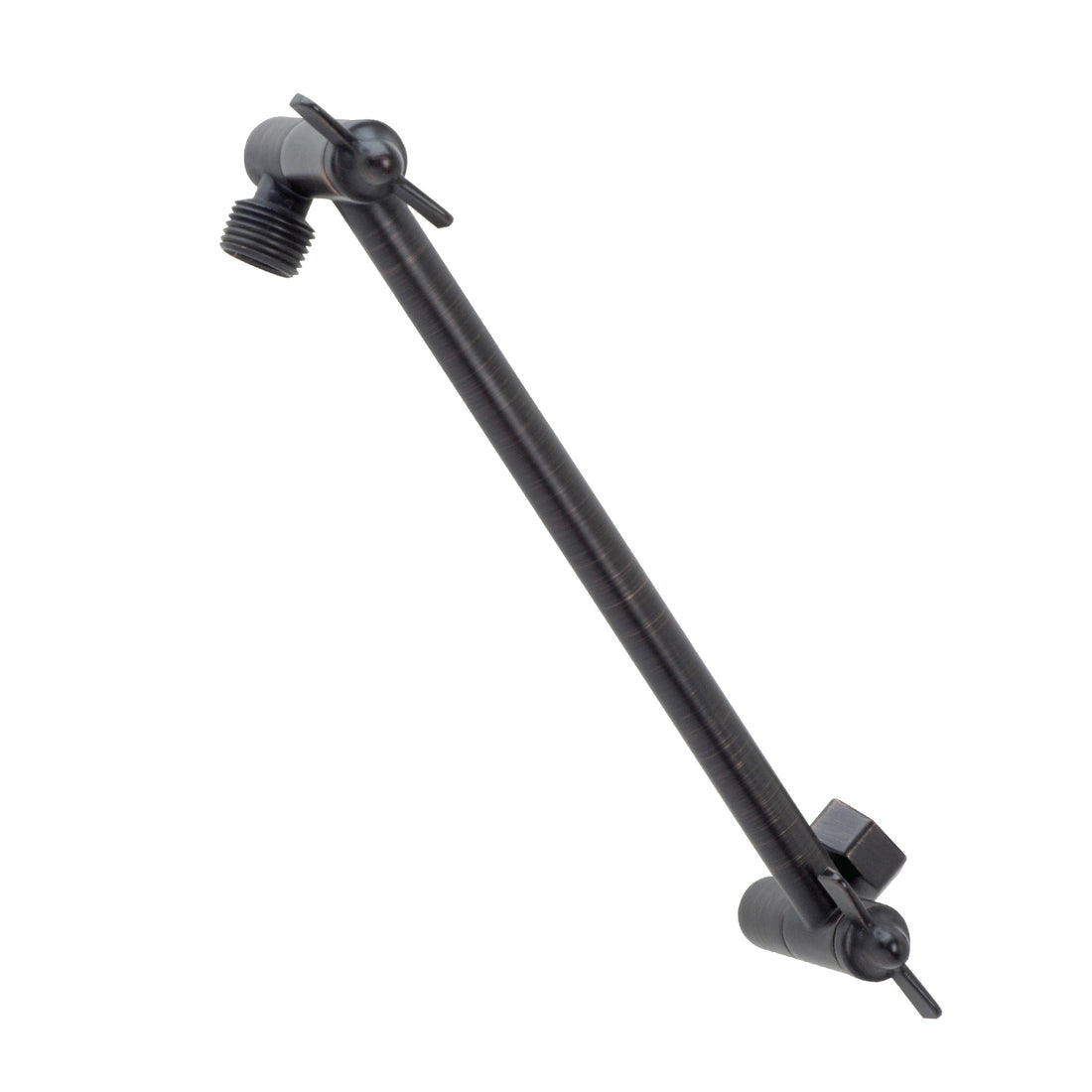 10 in. Solid Brass Shower Head Extension Arm with Flange (Oil-Rubbed Bronze Finish) - Utility sinks vanites Tehila