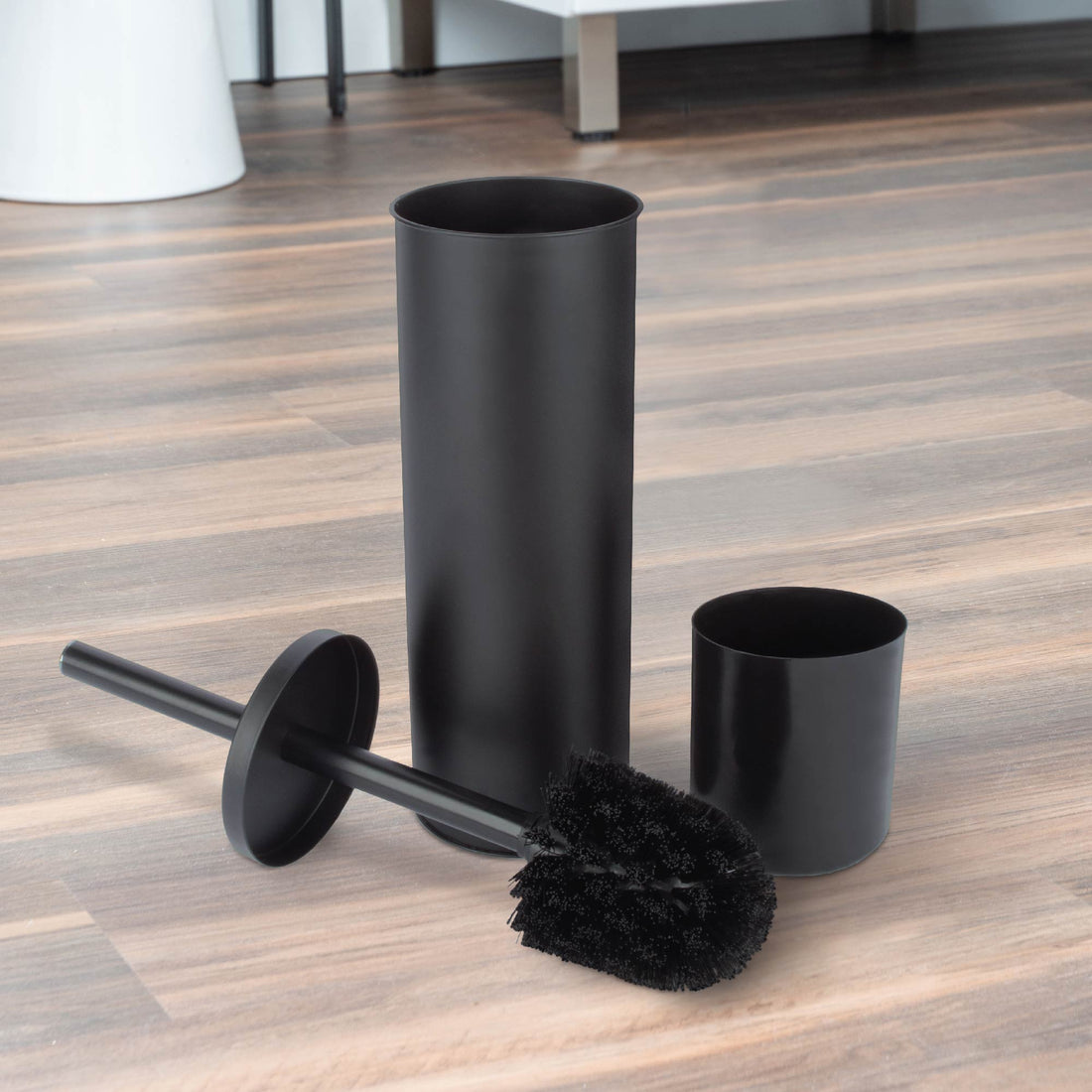 Toilet Brush and Holder (Matte Black Finish) - Utility sinks vanites Tehila