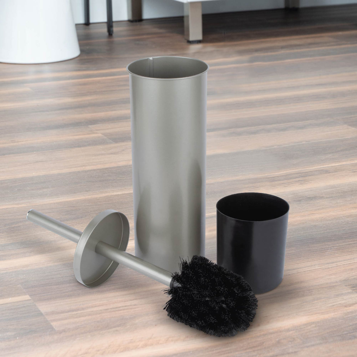 Toilet Brush and Holder, 2-Pack (Brushed Nickel Finish) - Utility sinks vanites Tehila