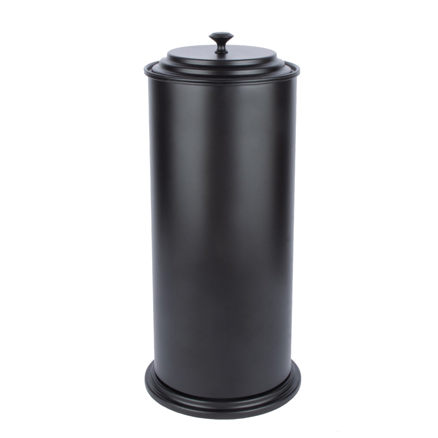 Freestanding Extra Large Toilet Paper Holder (Matte Black Finish) - Utility sinks vanites Tehila