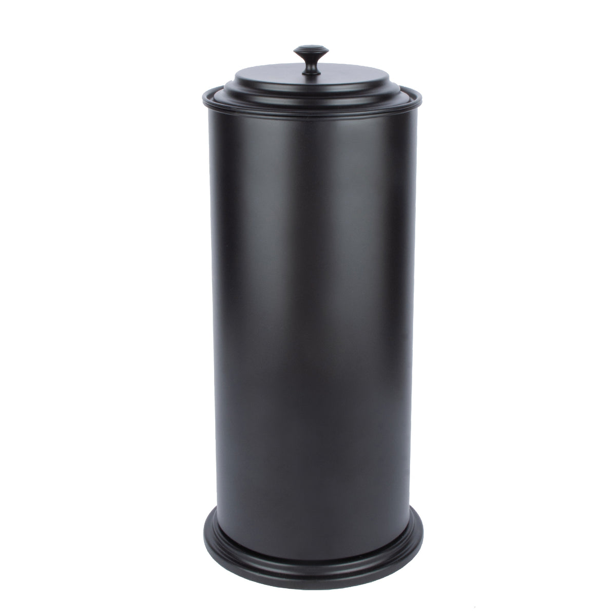 Freestanding Extra Large Toilet Paper Holder (Matte Black Finish) - Utility sinks vanites Tehila