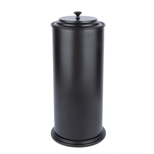 Freestanding Extra Large Toilet Paper Holder (Matte Black Finish) - Utility sinks vanites Tehila