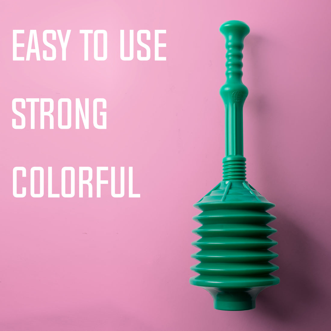Bellows Accordion Toilet Plunger (Green) - Utility sinks vanites Tehila